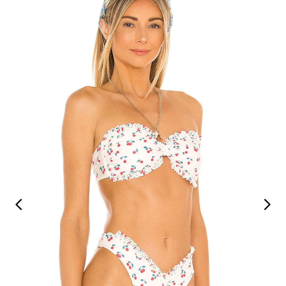 NWOT Lovers + Friends Willow Top in Red Cherries